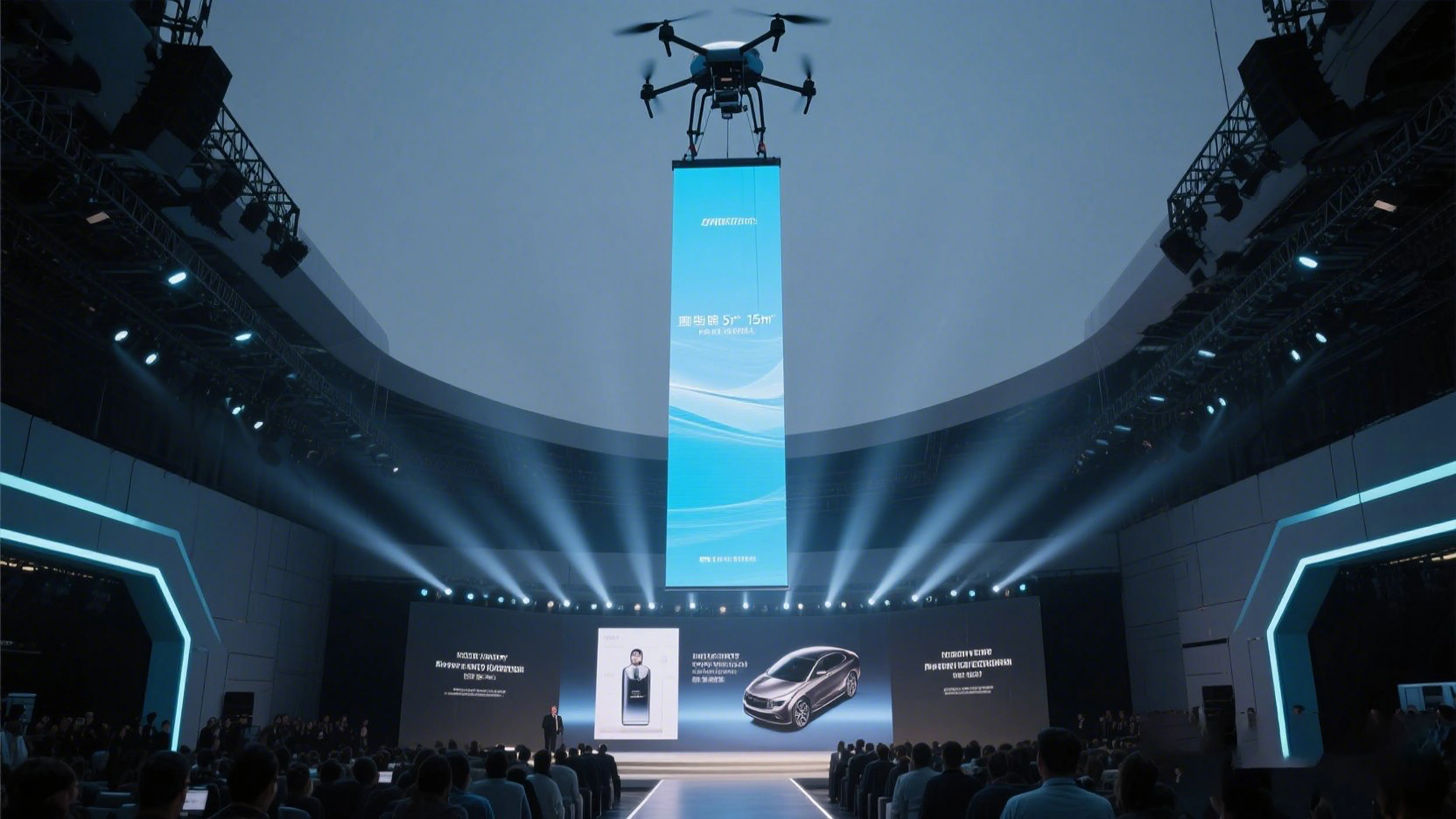 Flying Display サービス展示の様子