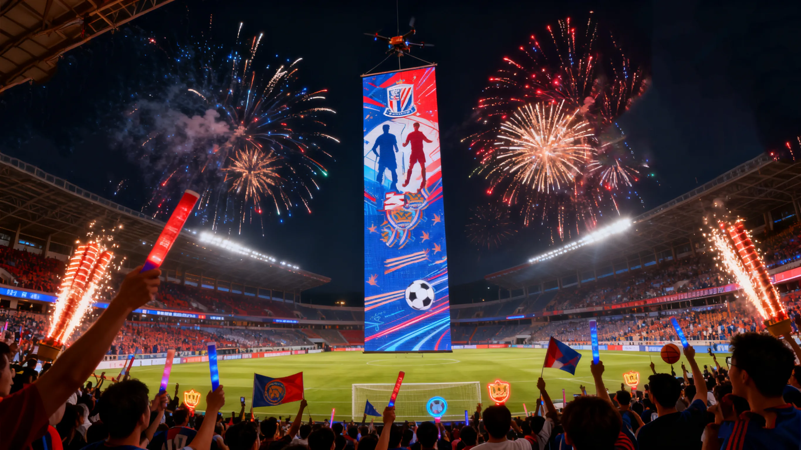 スタジアムでのイベント演出